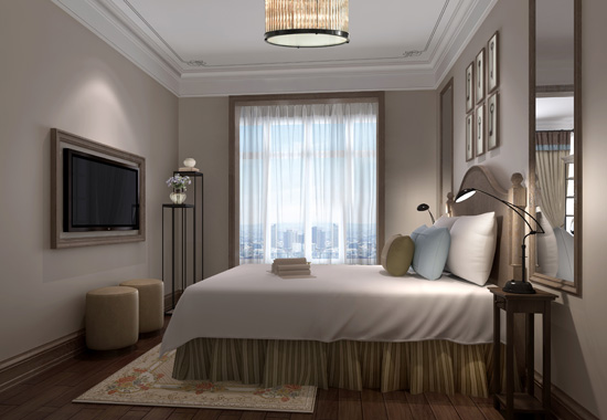 溫馨自然——君鵬裝飾帶您走進濟源精品酒店設計