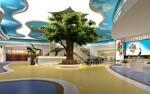 項(xiàng)目名稱(chēng)：三門(mén)峽千禧百貨商場(chǎng)設(shè)計(jì)